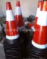 PVC700mm路锥 停车场路障 PVC反光路锥 路障